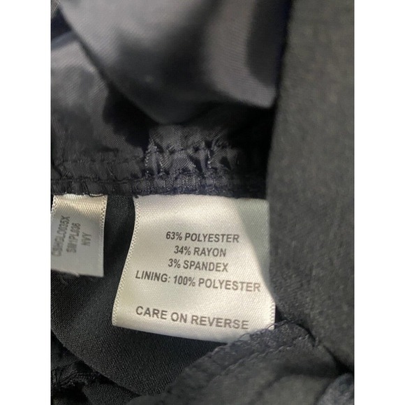 Calvin Klein Pants Womens 4 Black Straight Leg Trousers Business - Picture 4 of 15